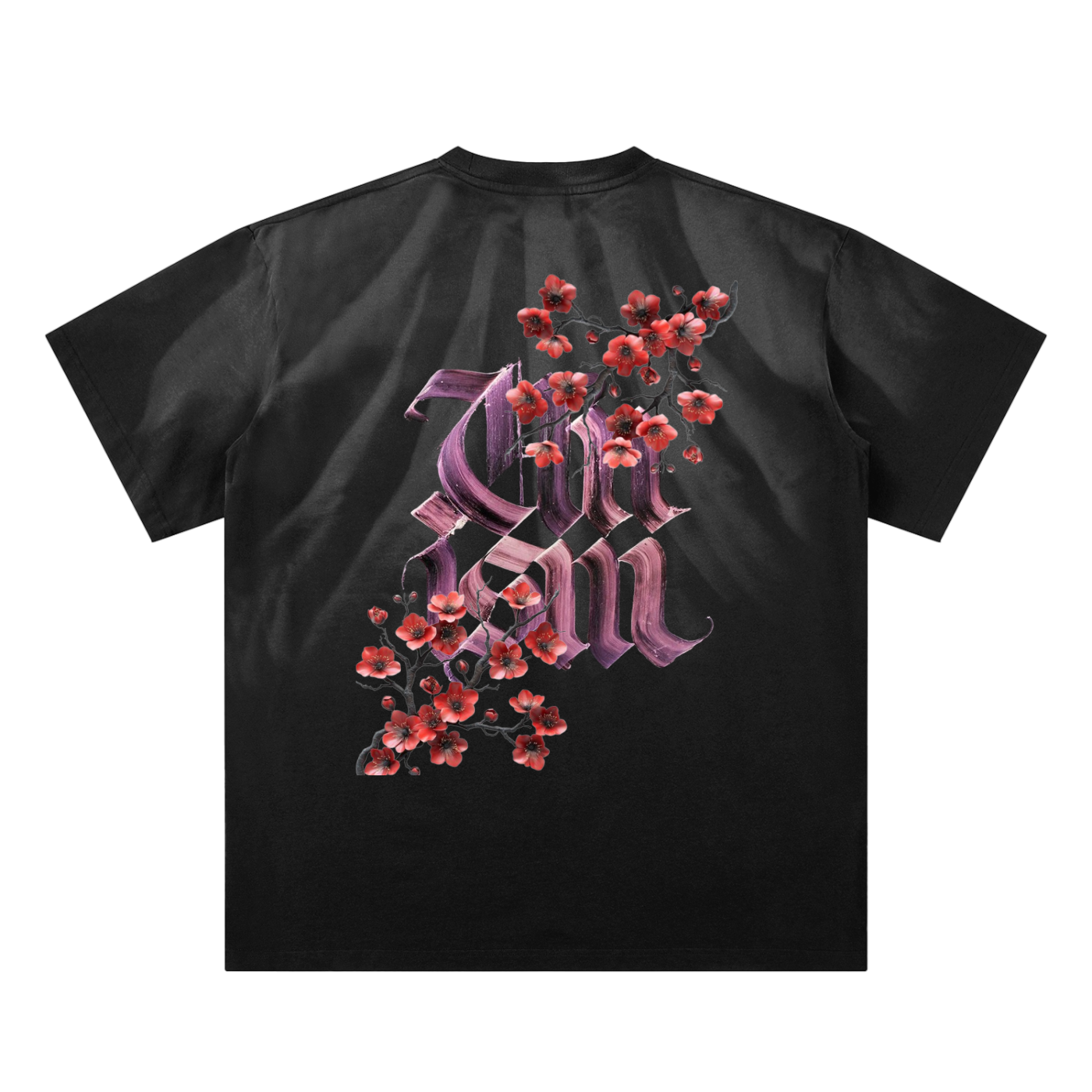 Crimson Bloom Tee