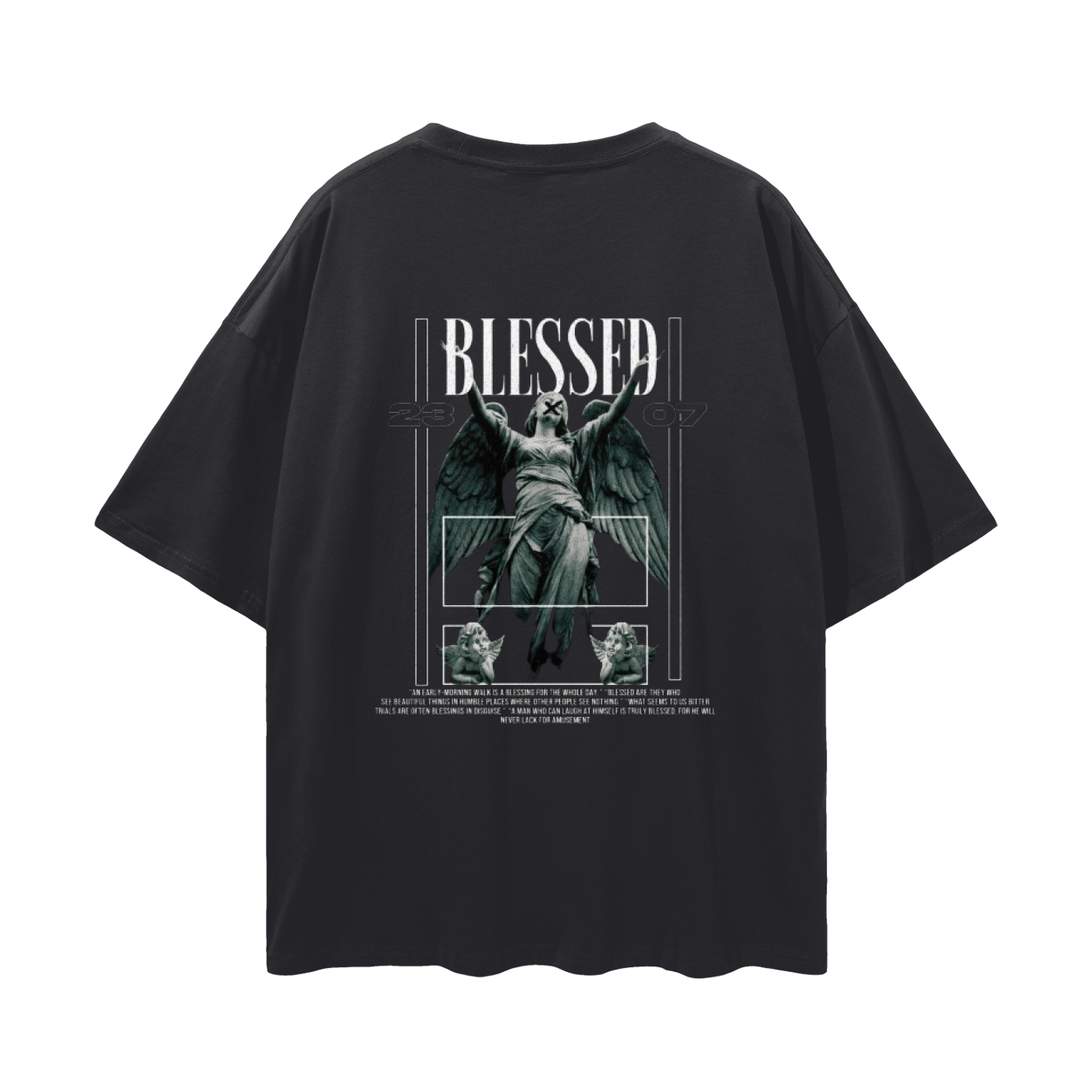 Blessed Angel Loose Drop Shoulder T-Shirt