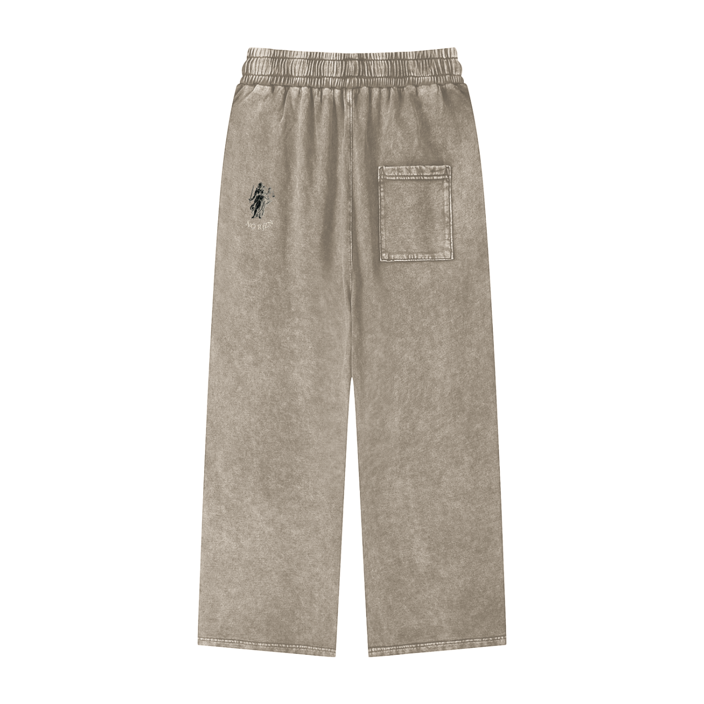 Chinese Bottom Straight Leg Pants