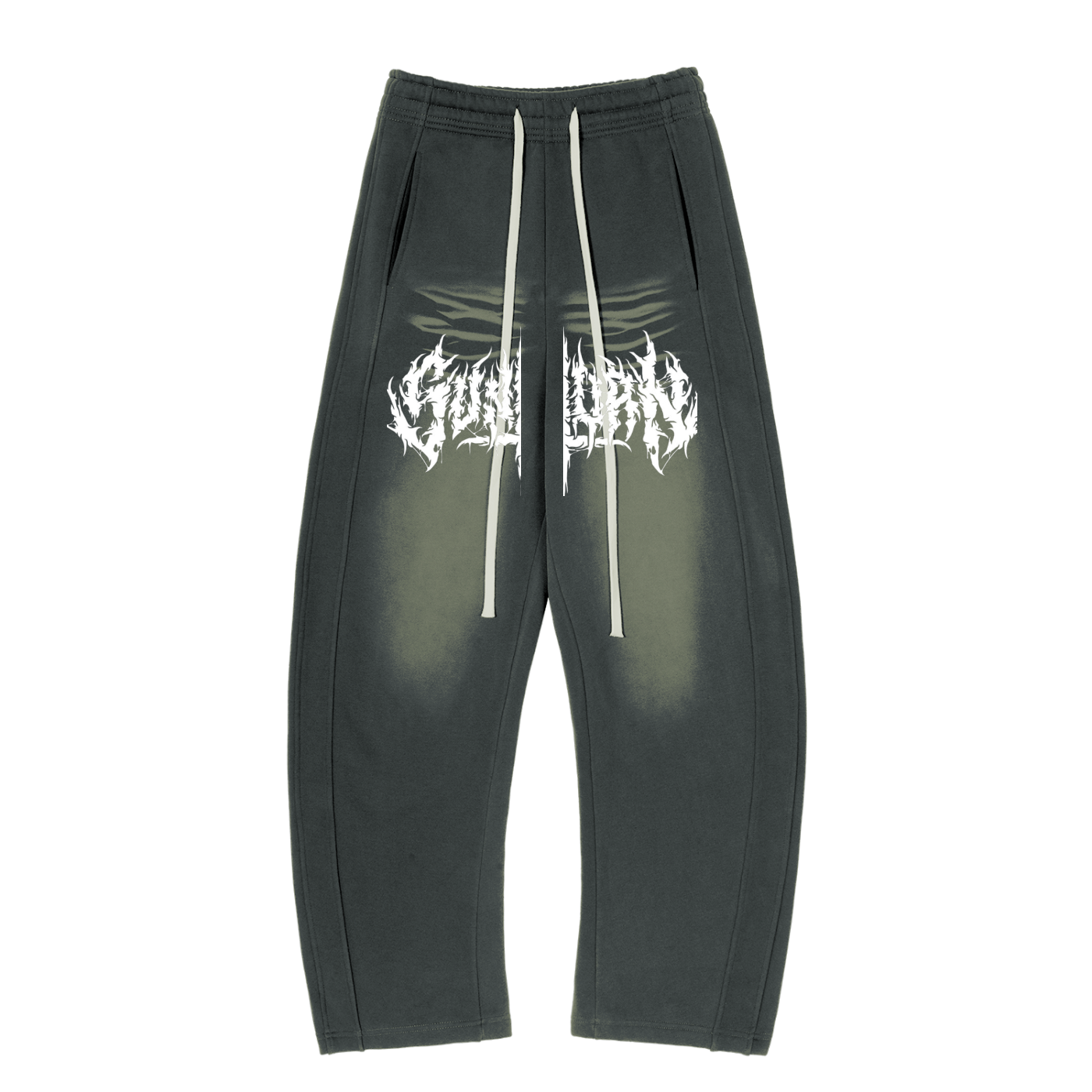Dripped Out Curved Blade Fleece Sweatpants