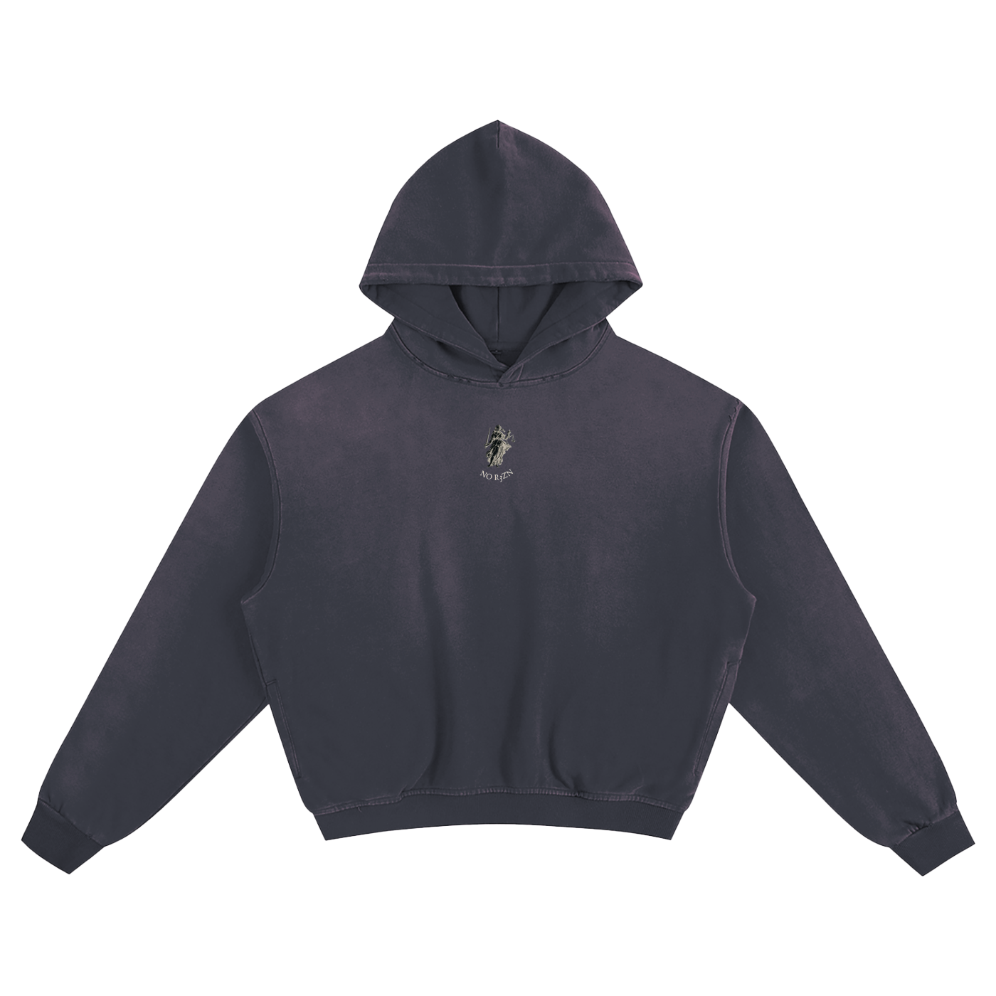 Noir Core Boxy Hoodie