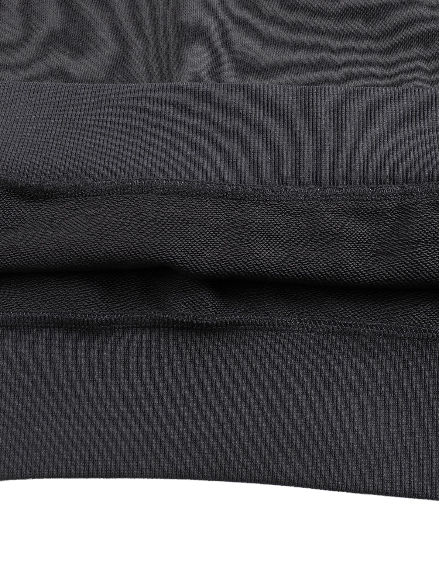 Noir Oni Flow Boxy Oversized Hoodie Top