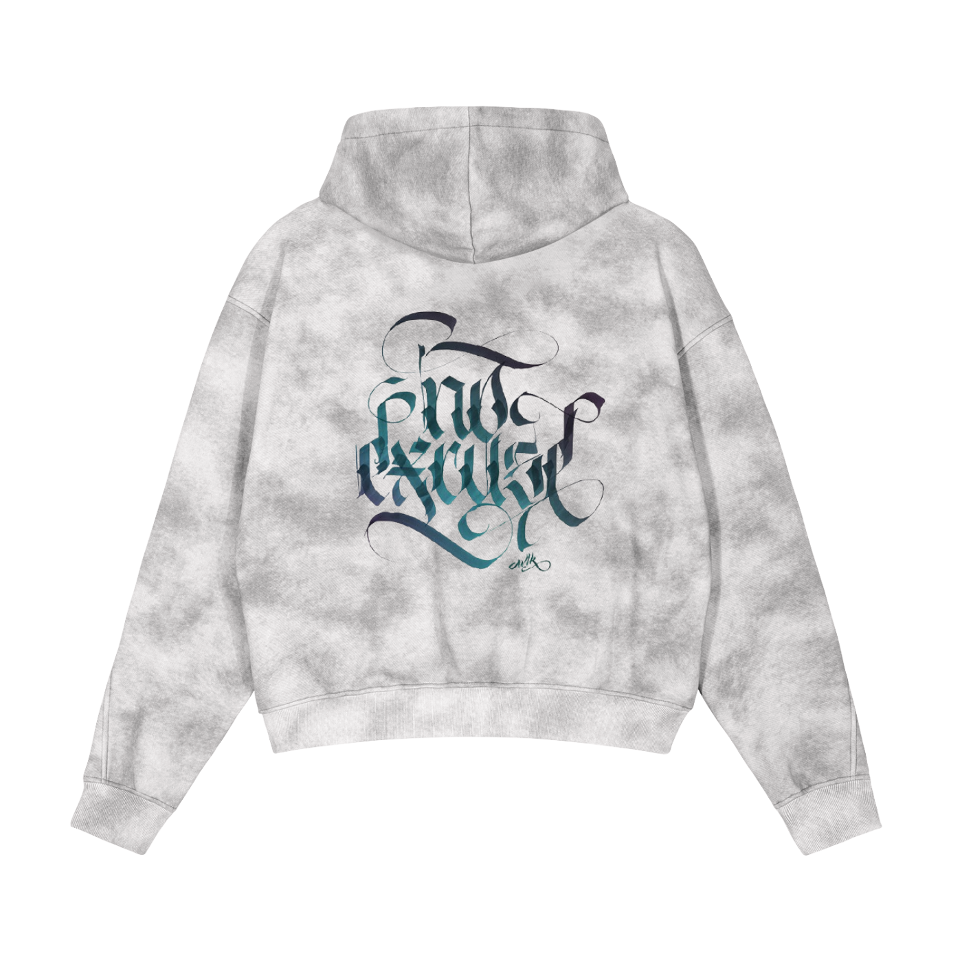 Chinese Calligraphy Tracksuit Top Zip-Up Fleece Hoodie