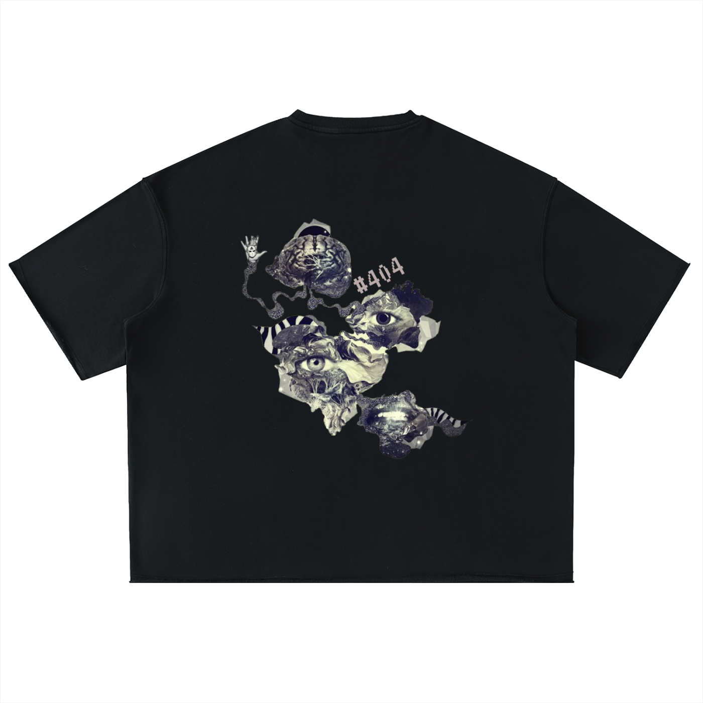 404: Lost in Vision Half Sleeve T-Shirt