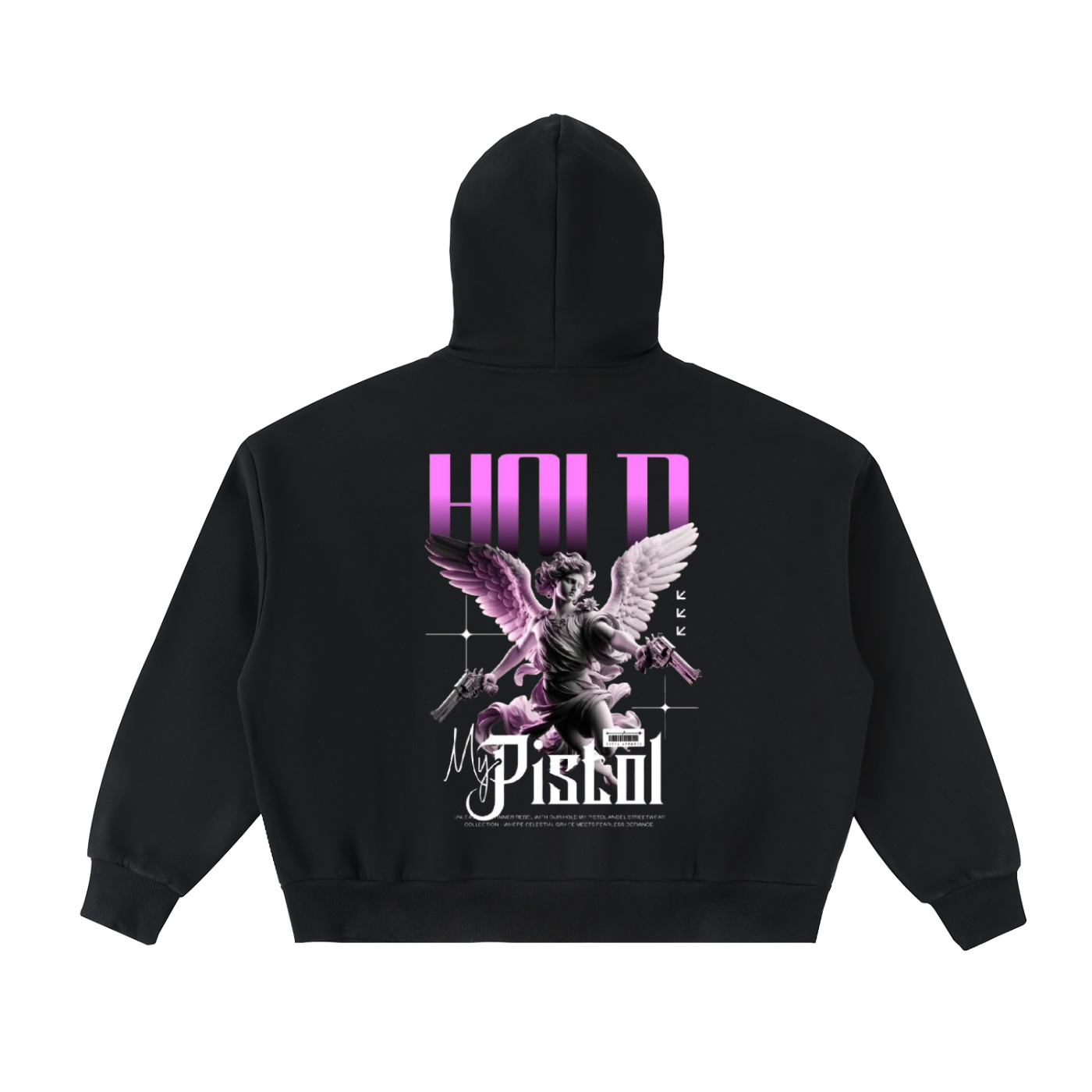Angel Arms Full-Zip Boxy Hoodie
