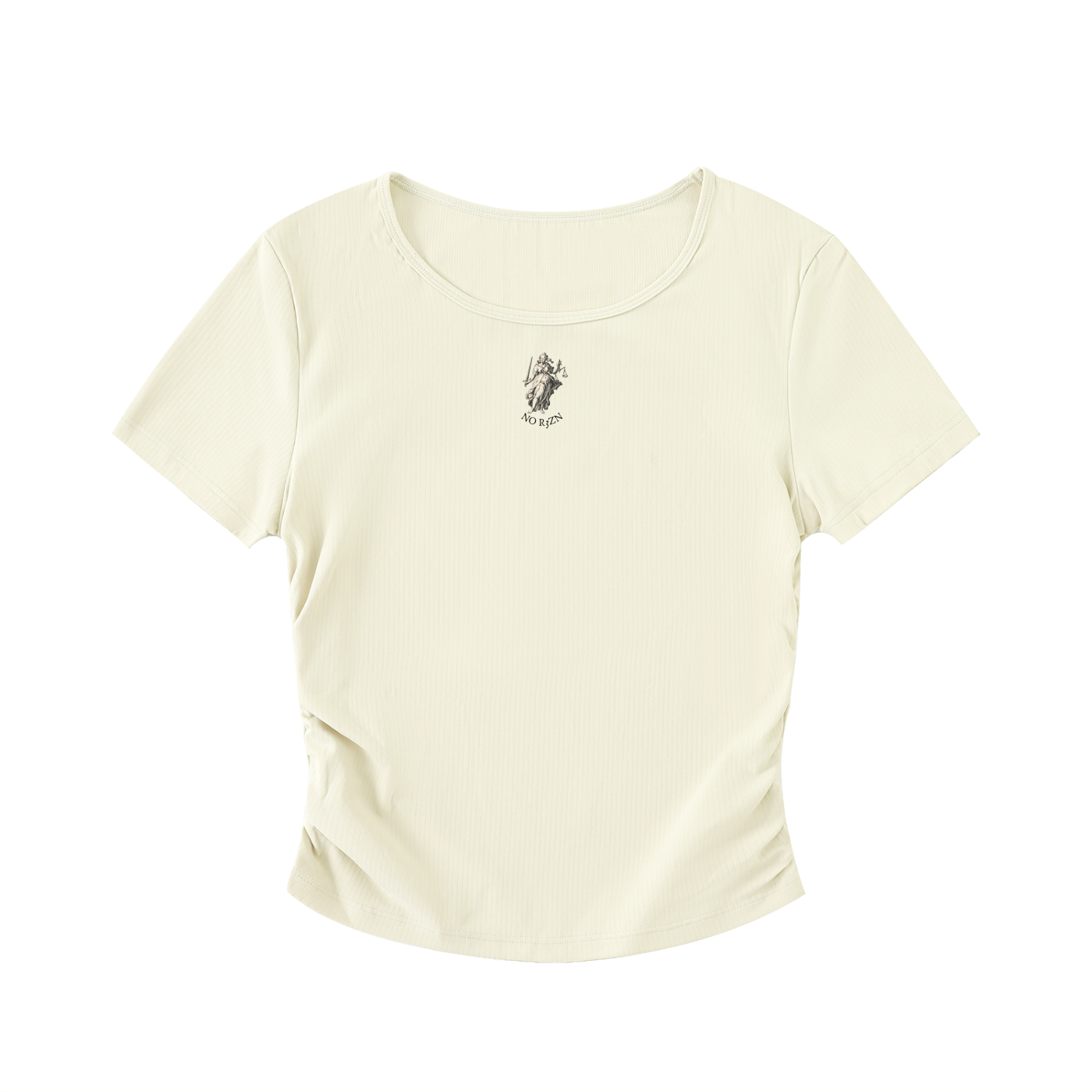 Ruched Bodycon Crop Top