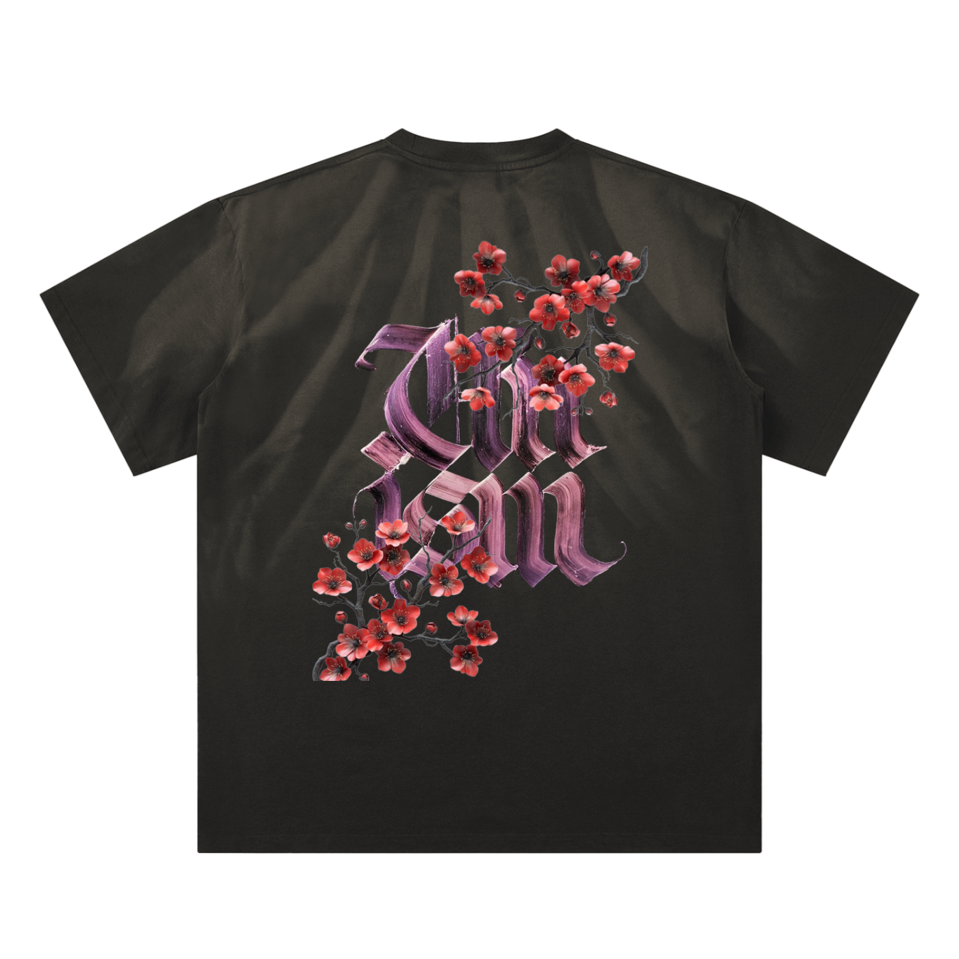 Crimson Bloom Tee