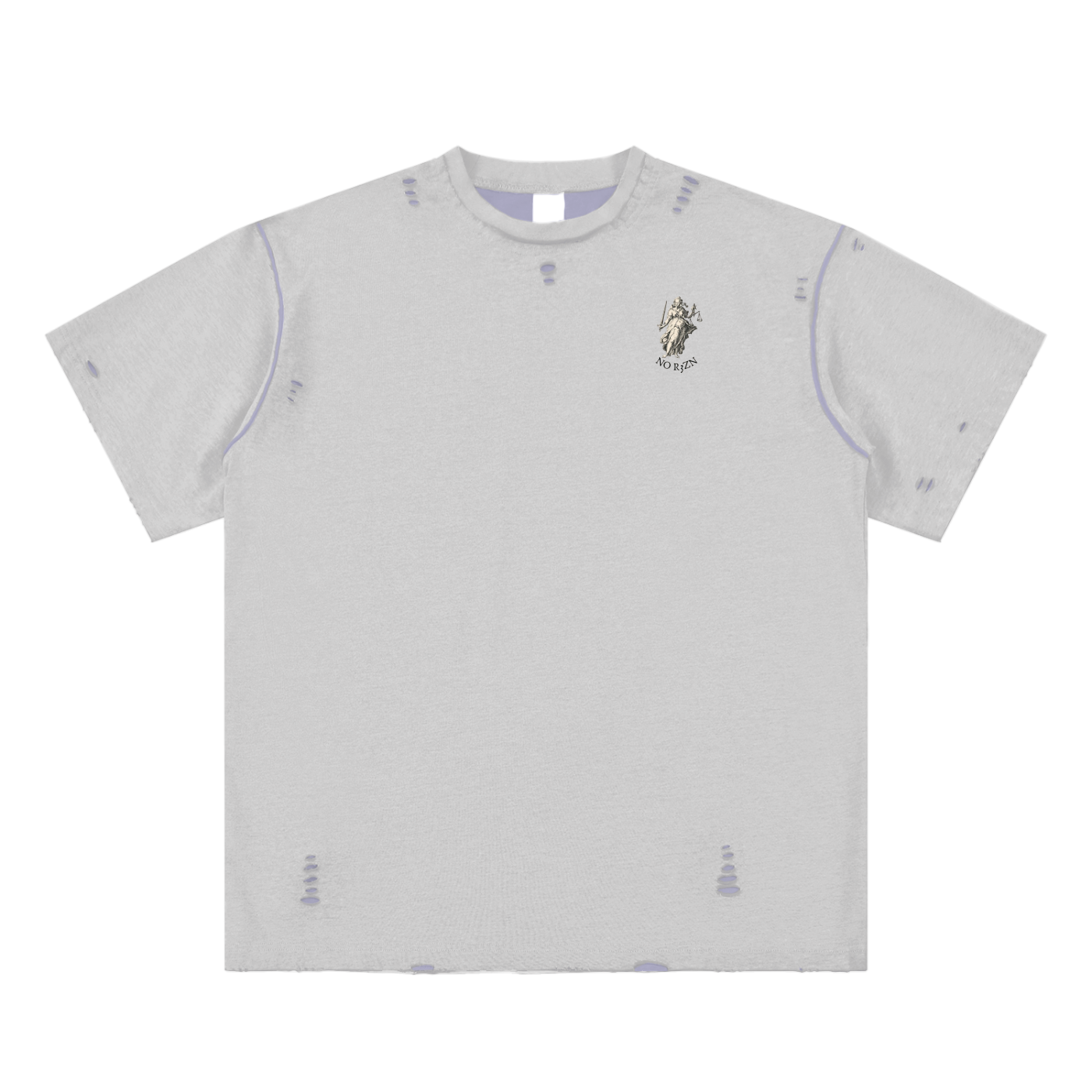 Believer Hand-frayed Reversible T-shirt