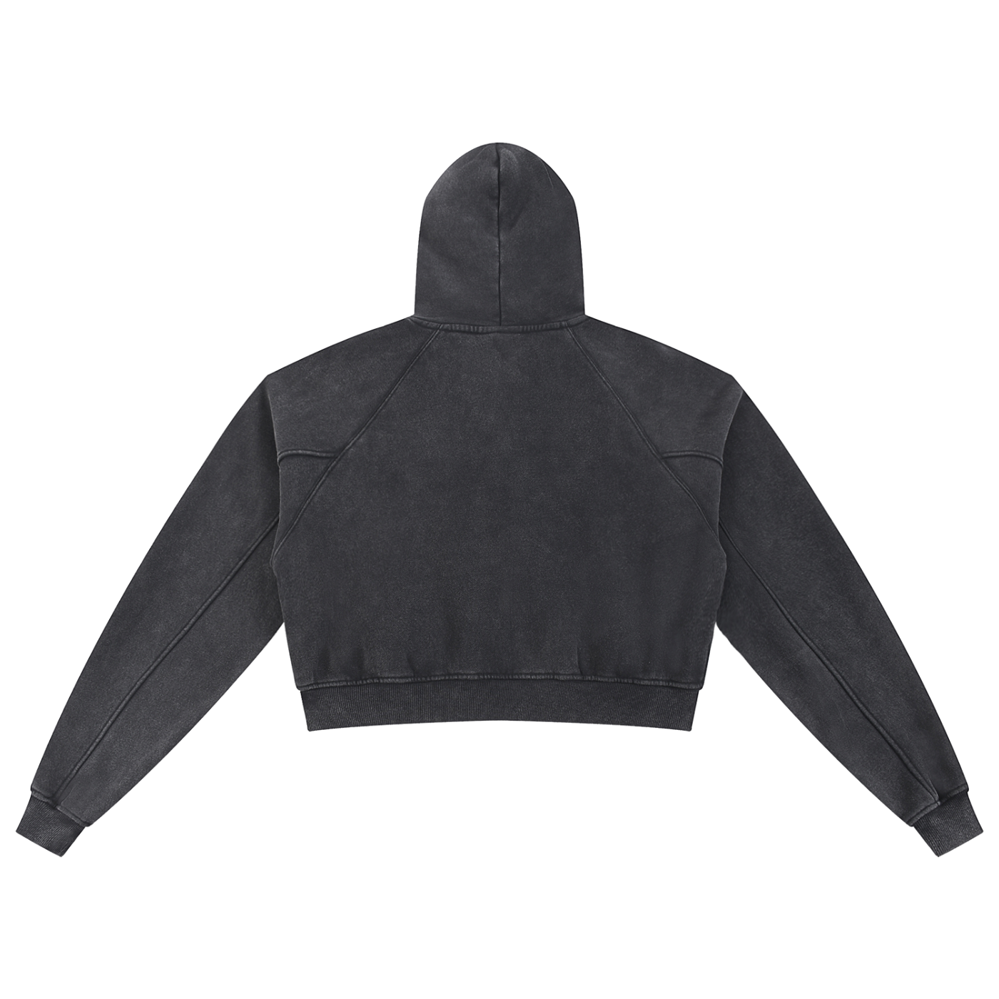 Noir Cropped Hoodie