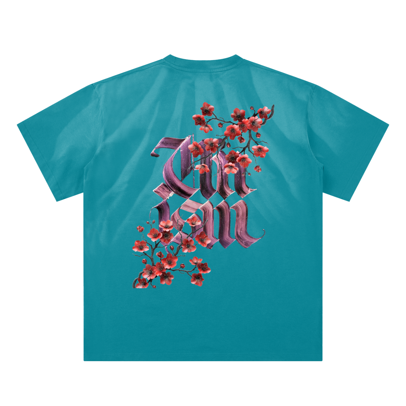 Crimson Bloom Tee