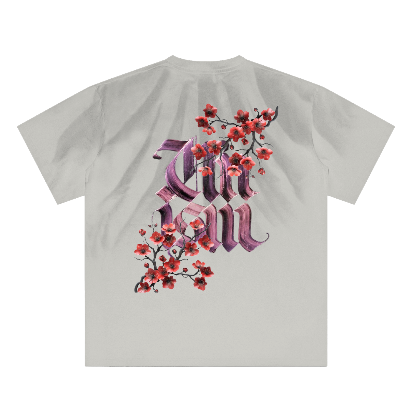 Crimson Bloom Tee