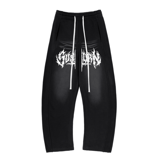 Dripped Out Curved Blade Fleece Sweatpants
