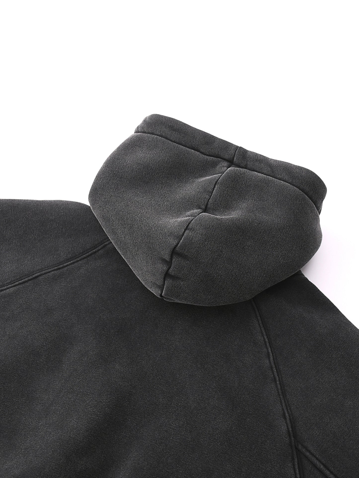 Noir Cropped Hoodie