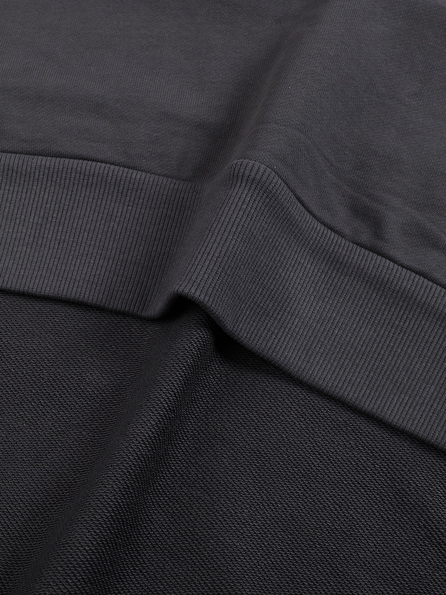 Noir Oni Flow Boxy Oversized Hoodie Top