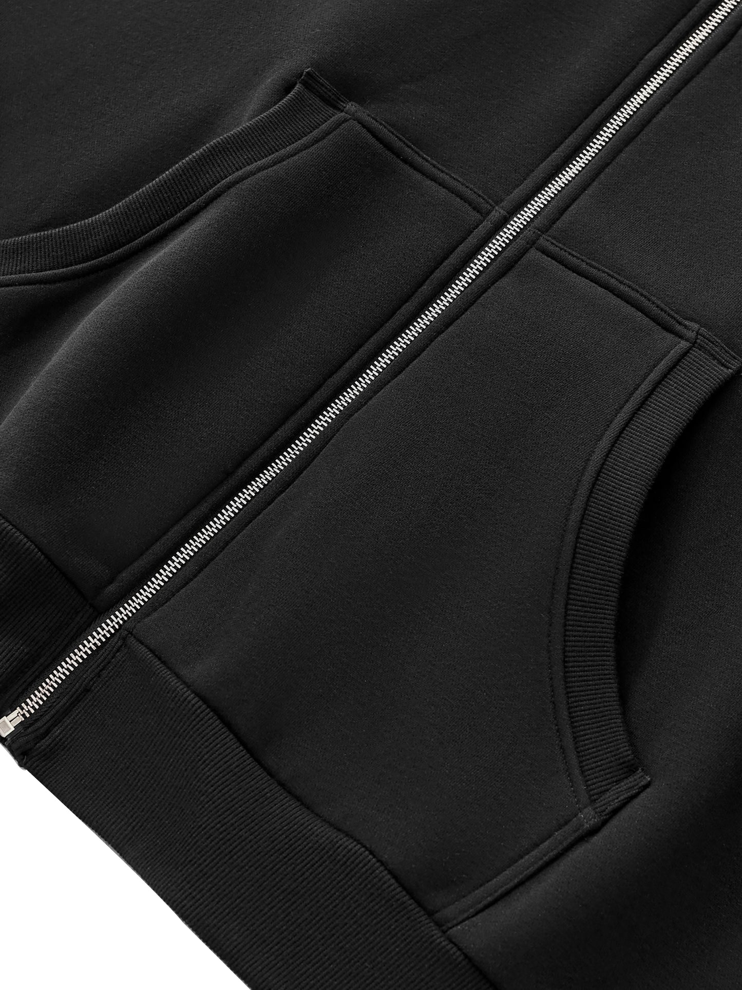 Angel Arms Full-Zip Boxy Hoodie