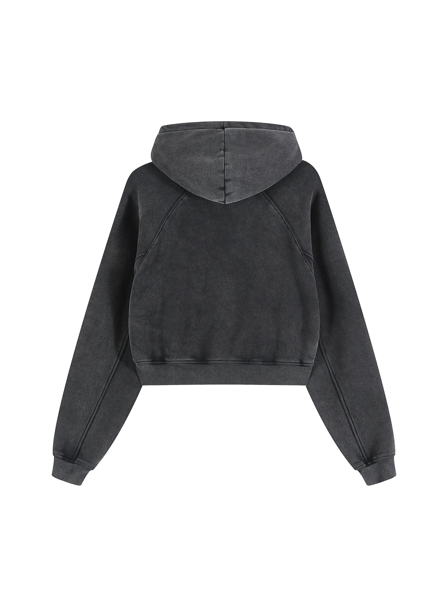 Noir Cropped Hoodie
